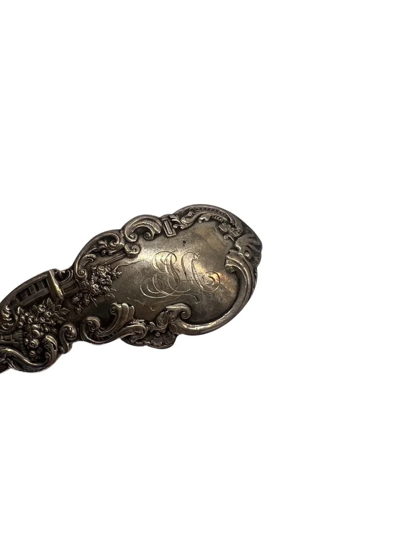 Rare 1888 Gorham Sterling Silver Versailles Potato Serving Spoon 12.5" - 6