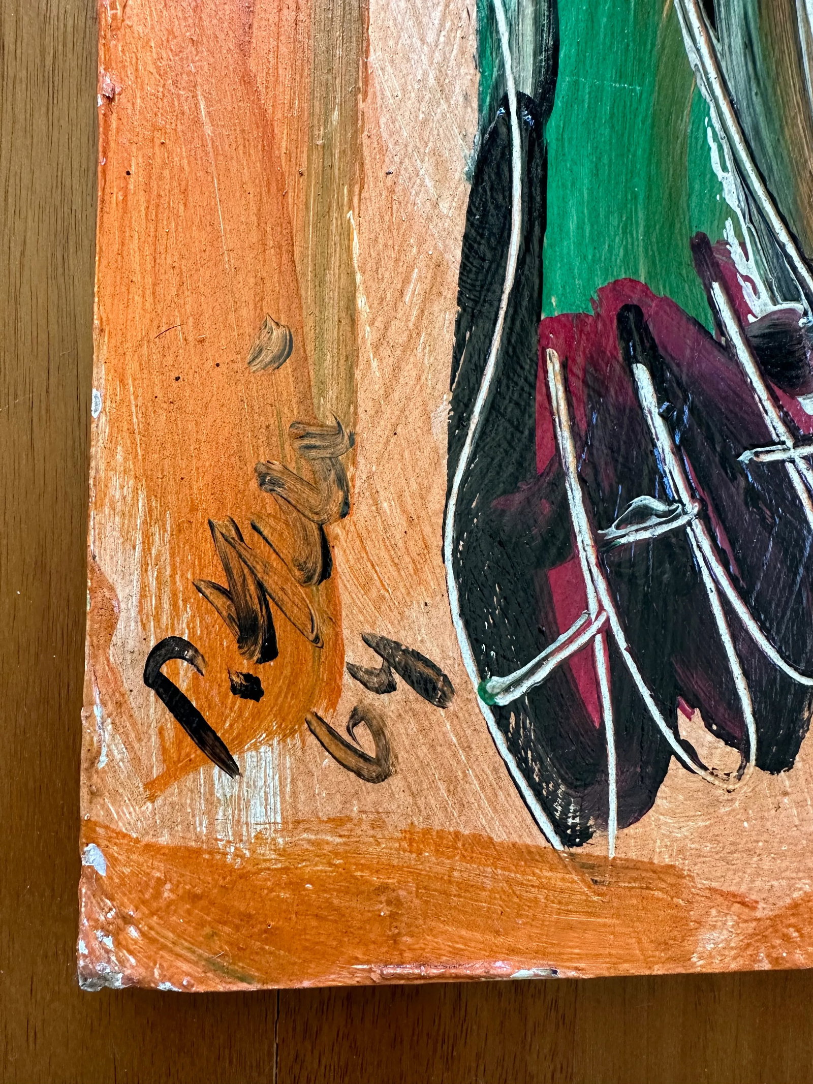 Art by Artist Peter Keil, Original Titled Painting (1964) - 10
