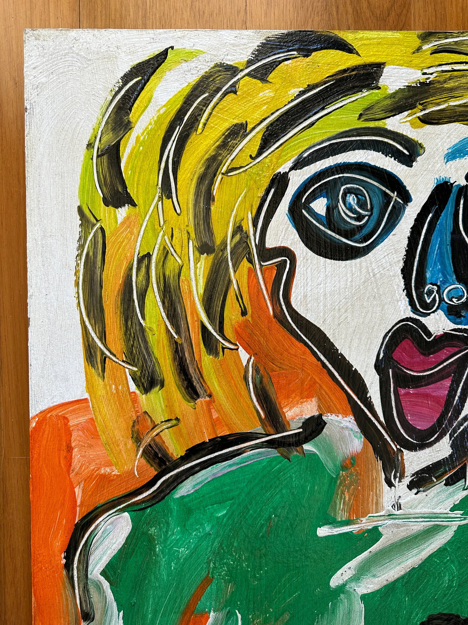 Art by Artist Peter Keil, Original Titled Painting (1964) - 6