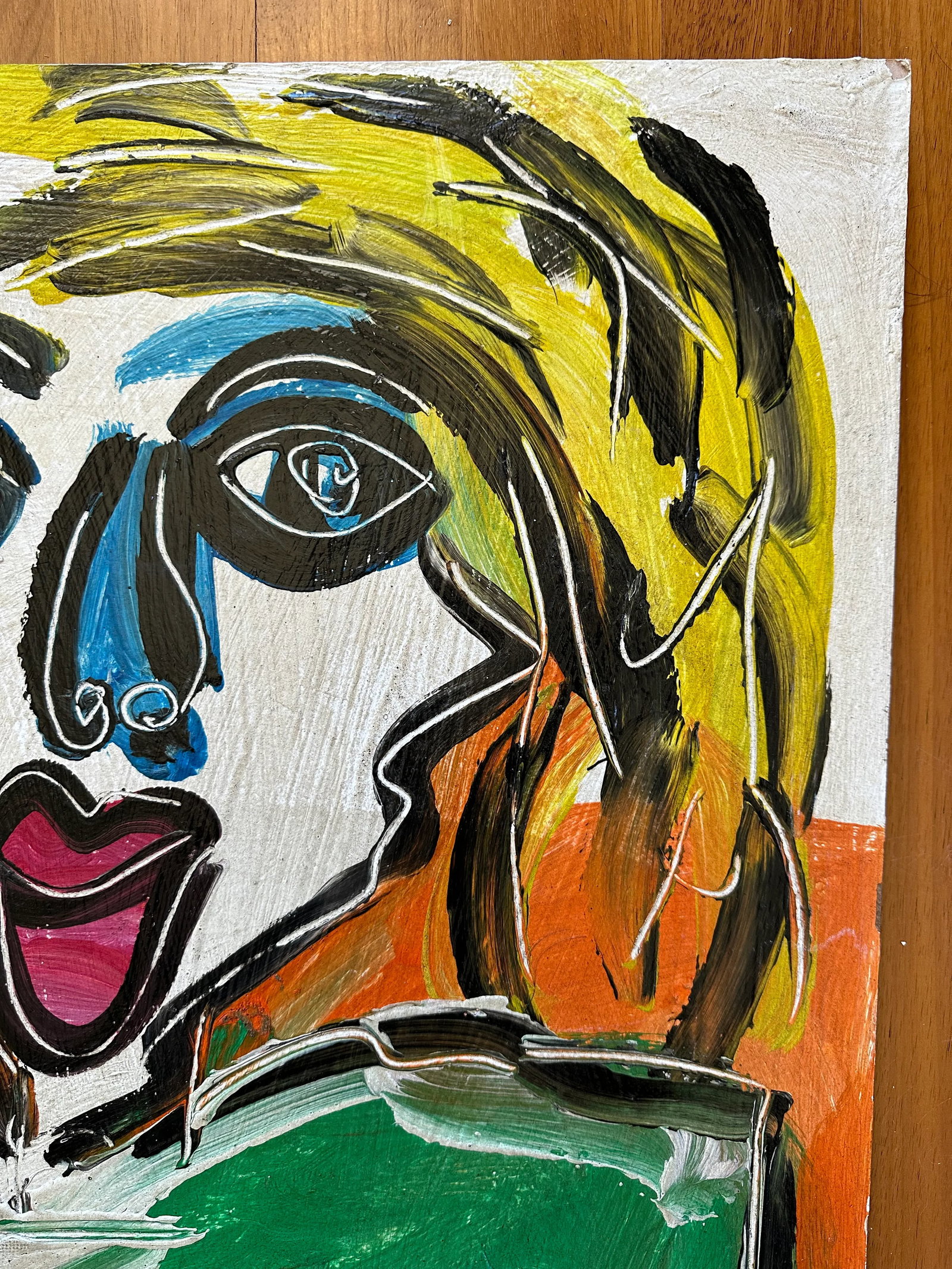 Art by Artist Peter Keil, Original Titled Painting (1964) - 7
