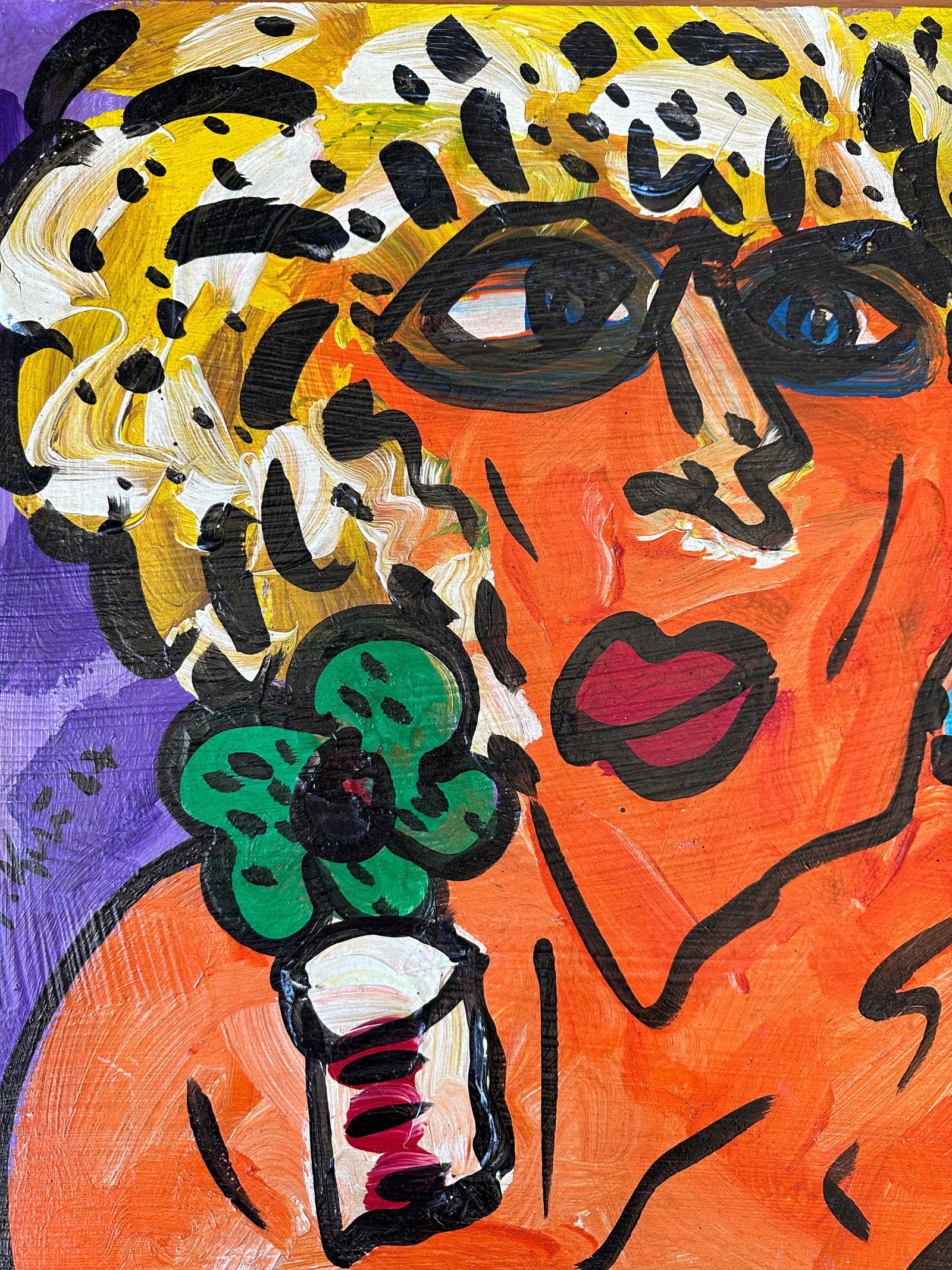 Paris Bar Original Painting by Artist Peter Keil, 1967 - 4