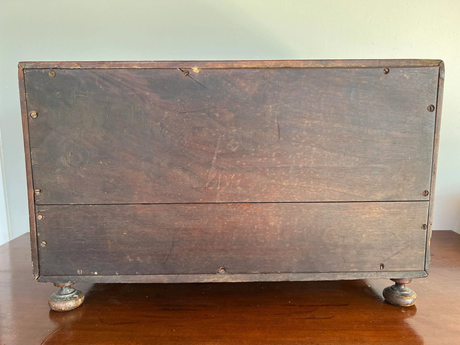 18th Century, Heavily Carved Bone Inset & Iron Mounted Spanish Vargueno - 7
