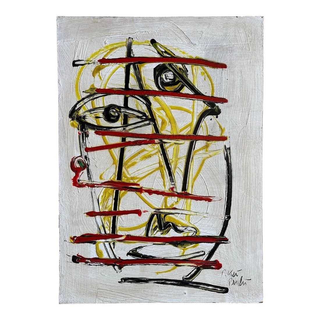 Titled Original Peter Keil Painting: Peter Keil is a German artist that focuses primarily on abstract expressionism. Keil painted with some of the greats including Joan MirÃ³, Pablo Picasso and Andy Warhol, to name a few. This 