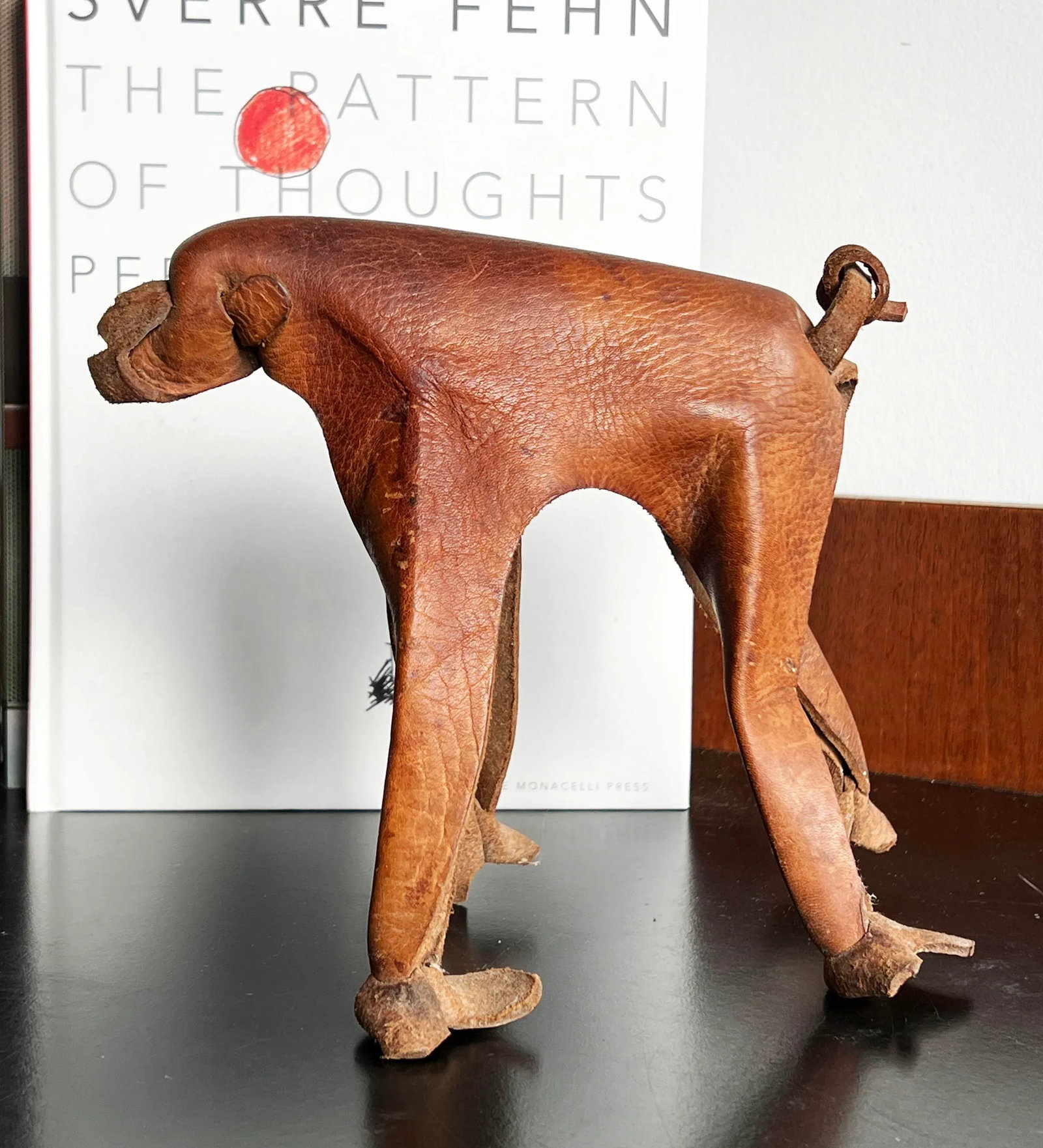 Vintage 1960's Modernist German Leather Monkey by Deru - 4