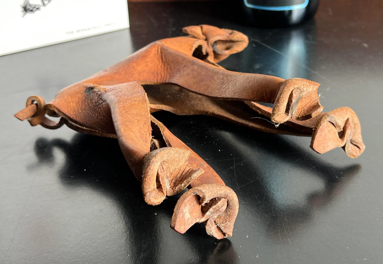 Vintage 1960's Modernist German Leather Monkey by Deru - 8