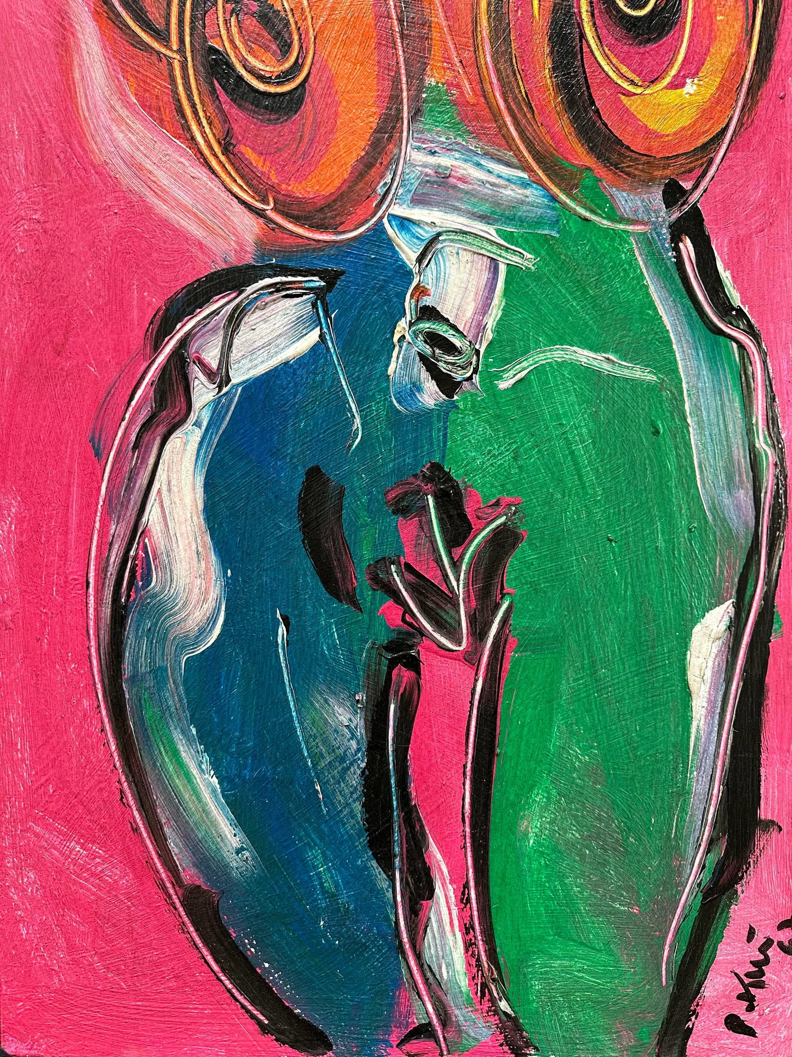 1967 Titled Original Painting by Artist Peter Keil - 5