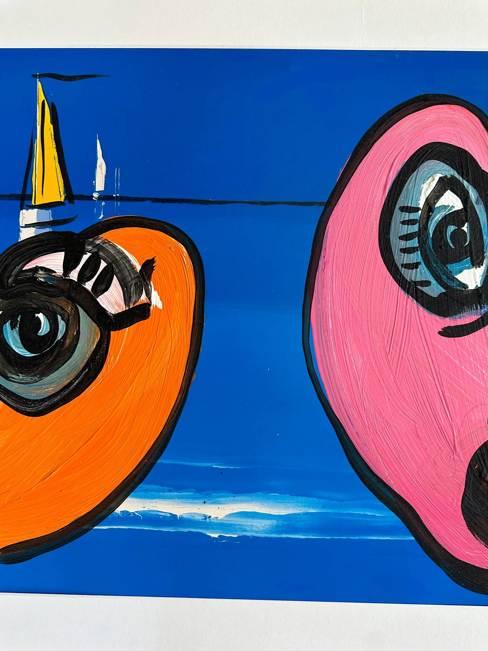1972 Original Peter Keil Painting - 4