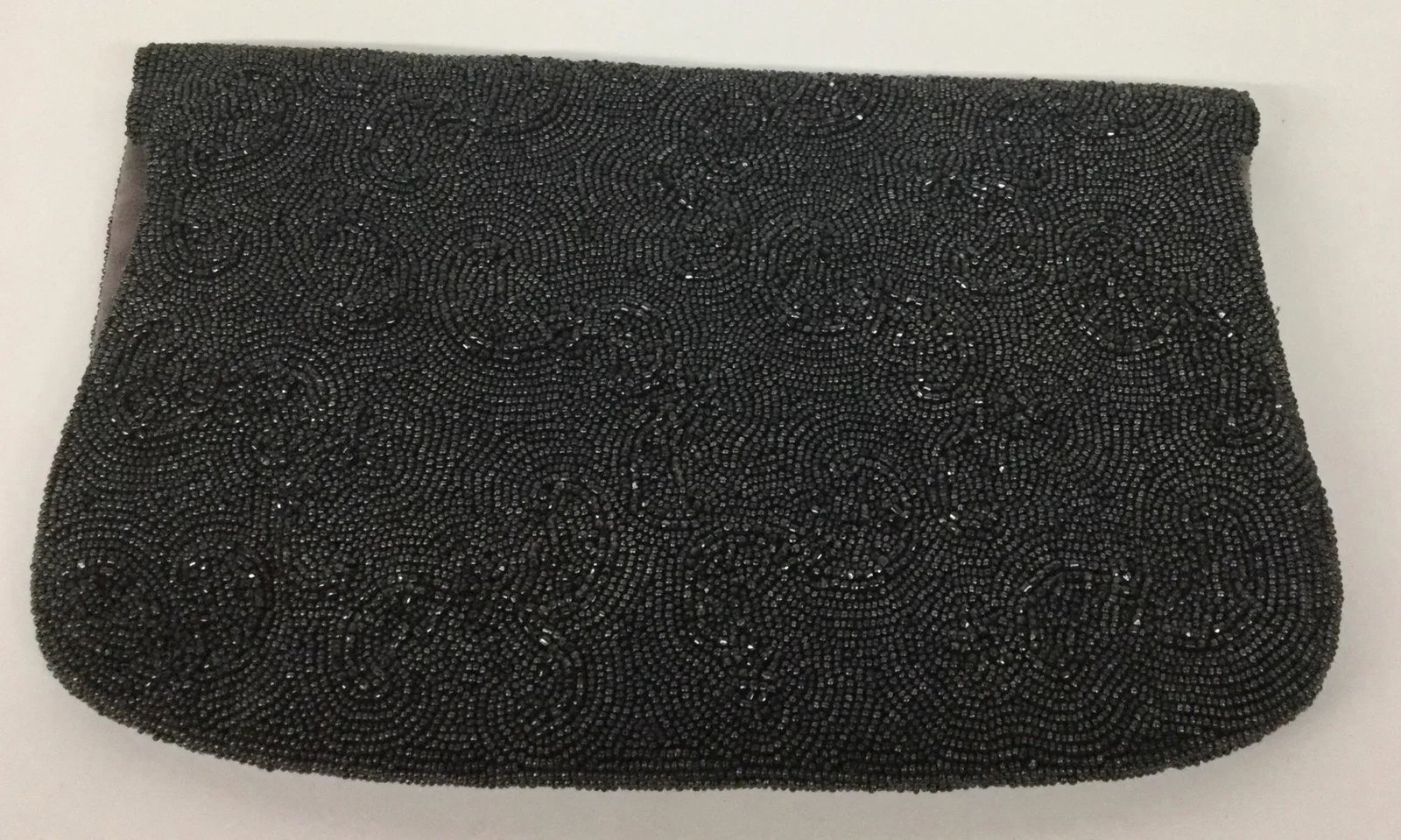 Antique Belgium Made Heavily Glass Beaded Clutch - 3