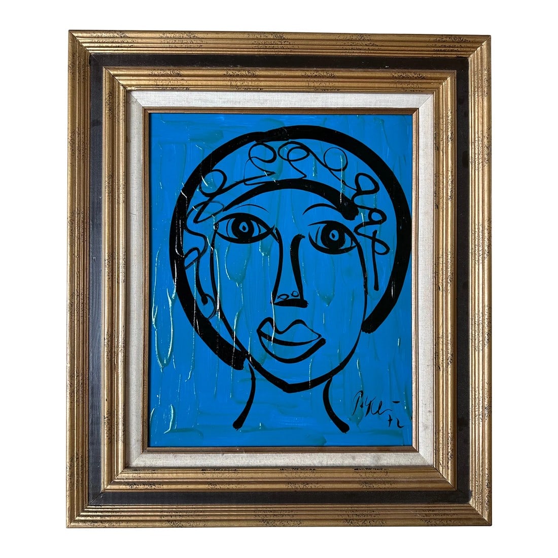 Original Peter Keil Painting, Dated 1972: Peter Keil is a German artist that focuses primarily on abstract expressionism. Keil painted with some of the greats including Joan MirÃ³, Pablo Picasso and Andy Warhol, to name a few. This 