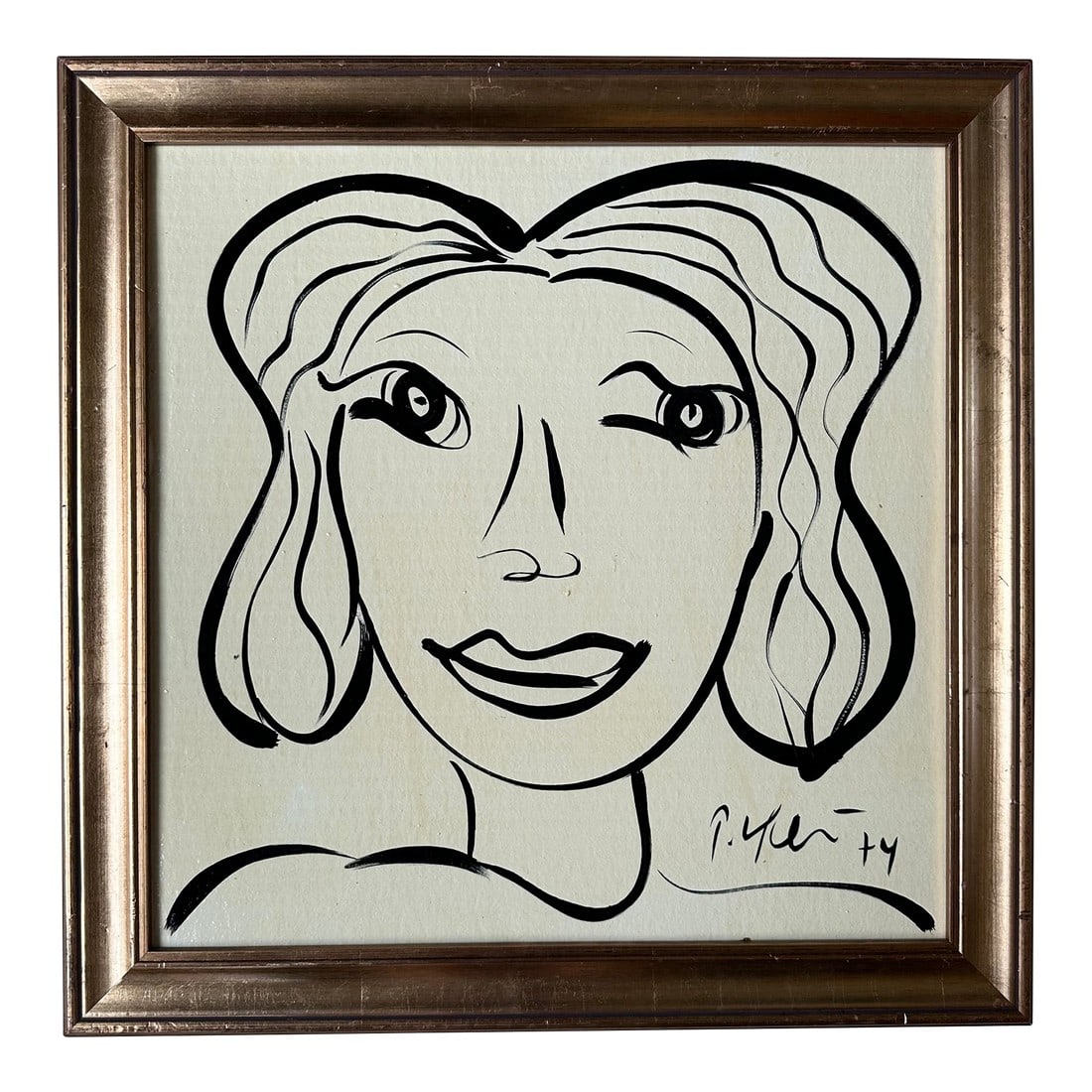 1974 Original Peter Keil Painting Framed: Peter Keil is a German artist that focuses primarily on abstract expressionism. Keil painted with some of the greats including Joan MirÃ³, Pablo Picasso and Andy Warhol, to name a few. This 