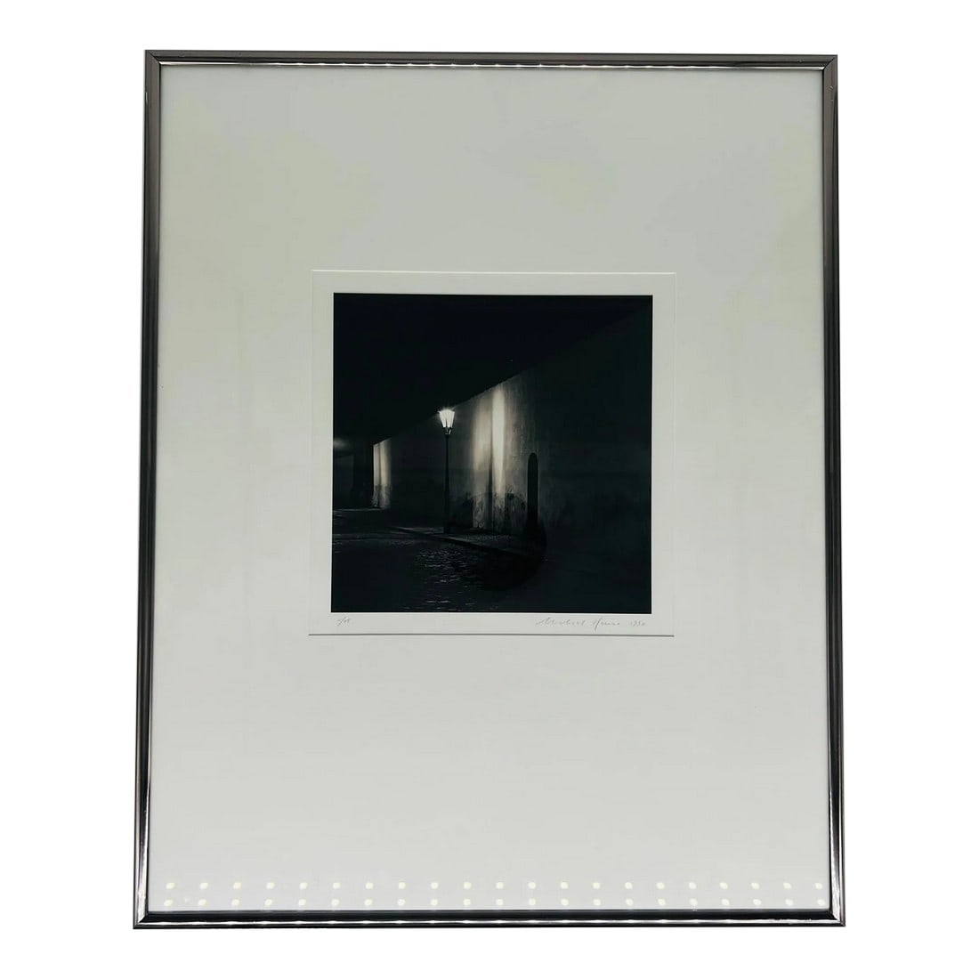 Michael Kenna (u.k. Born 1954), "Entrance, Prague, Czechoslovakia" 1990 Toned Silver Gelatin Photogr: Michael Kenna (United Kingdom, Born 1954), "Entrance, Prague, Czechoslovakia" 1990 Toned Silver Gelatin Photograph. Image 11/45. Measurements: 16.25" w, 20.25" h (Framed) 7.485" square (Photgraph)