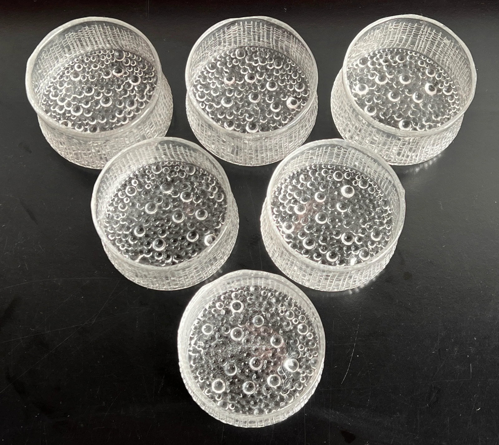 Vintage Scandinavian Modern Tapio Wirkkala for Iittala 'Ultima Thule' 4.25" Bowls - Set of 6 - 6