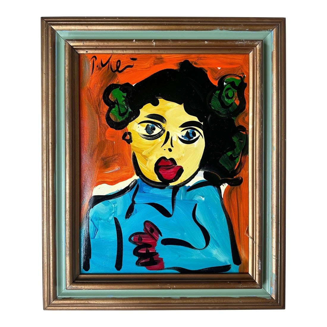 Original Peter Keil Painting: Peter Keil is a German artist that focuses primarily on abstract expressionism. Keil painted with some of the greats including Joan MirÃ³, Pablo Picasso and Andy Warhol, to name a few. This 