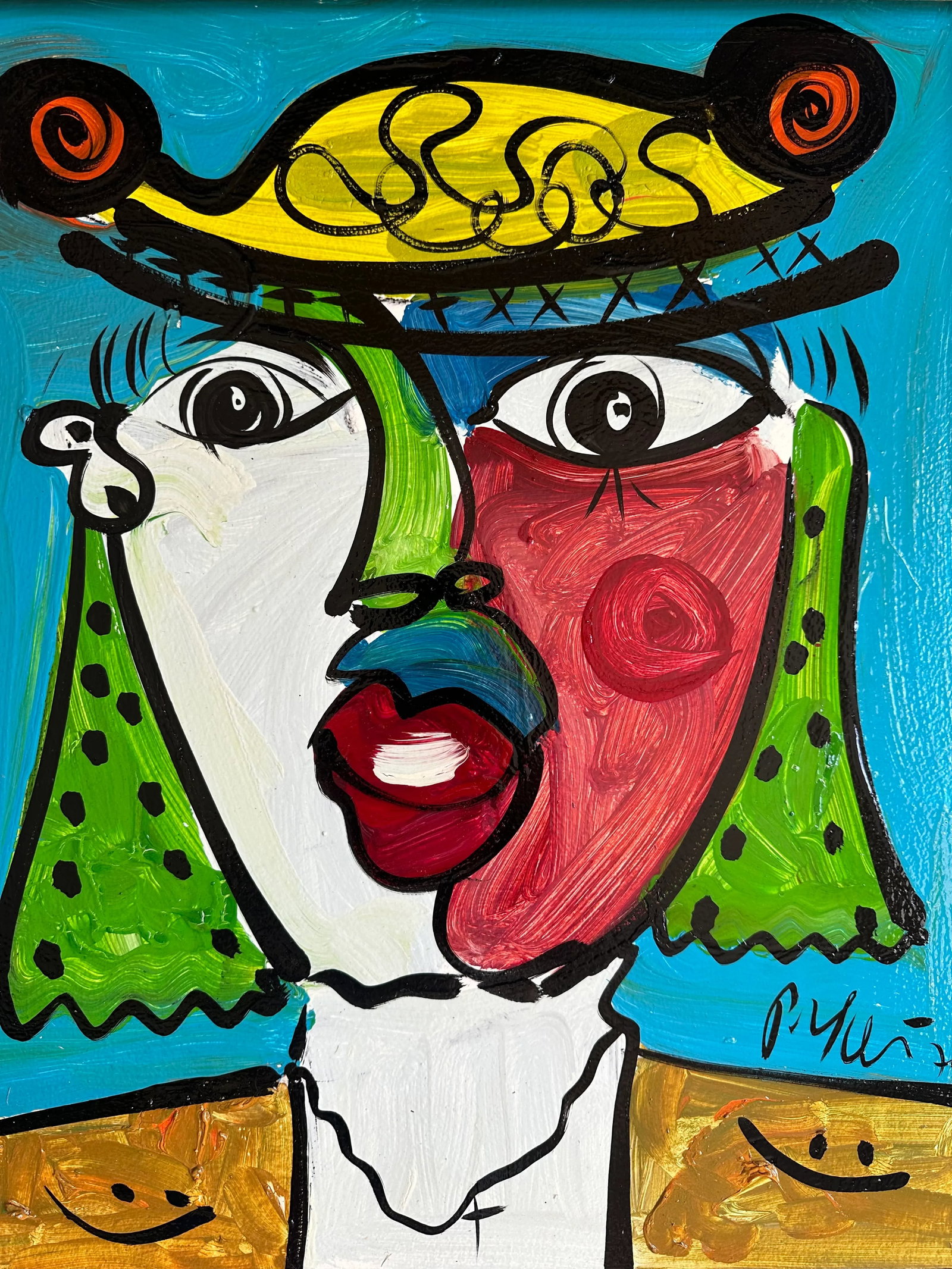 1974 Original Peter Keil Painting Framed - 2