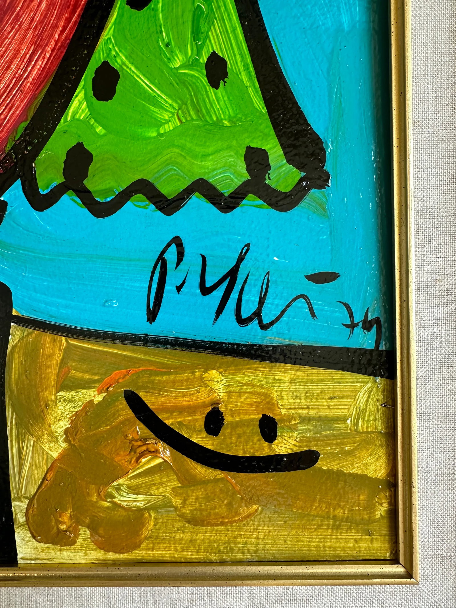 1974 Original Peter Keil Painting Framed - 3