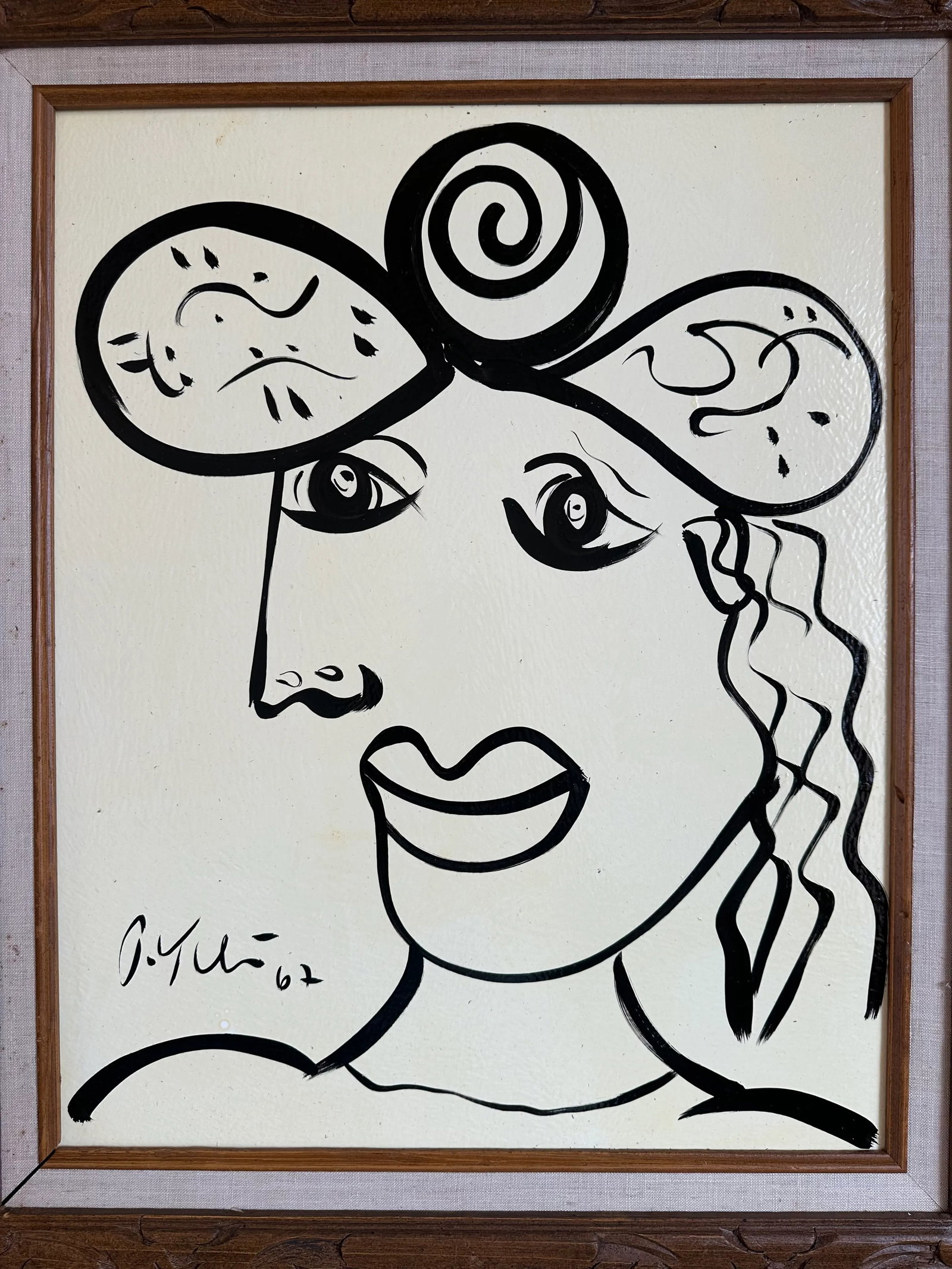 Original 1967 Peter Keil Painting Framed - 2