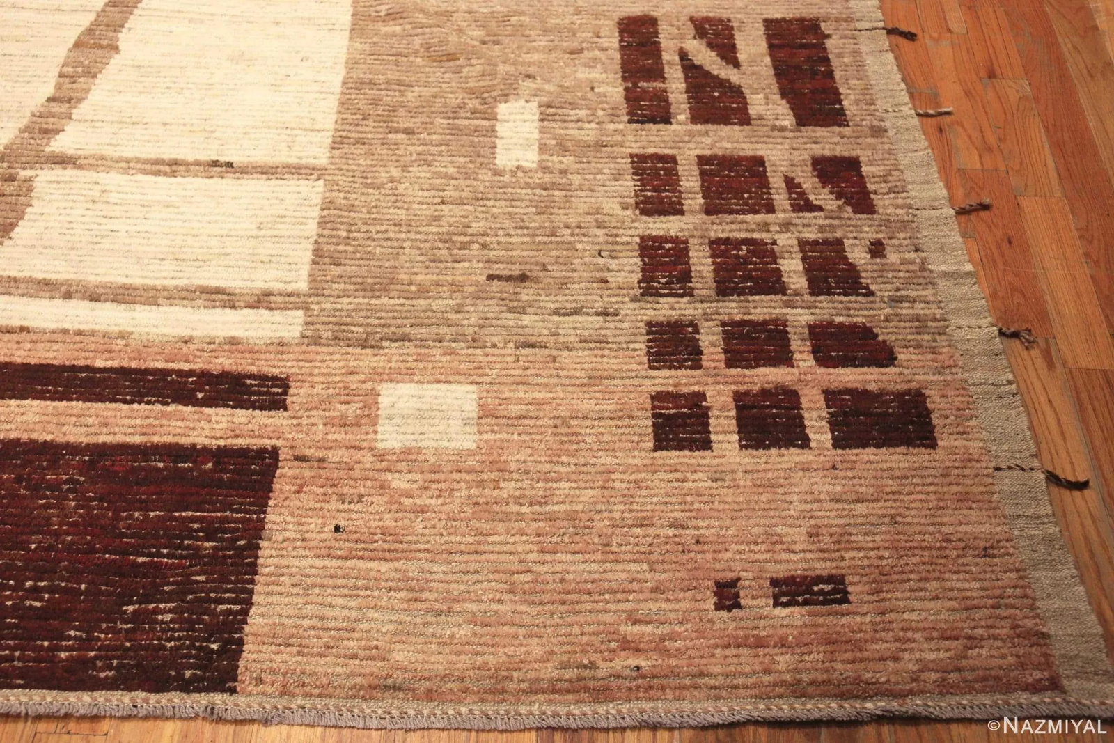 Nazmiyal Collection Large Tribal Primitive Design Central Asian Rug - 5