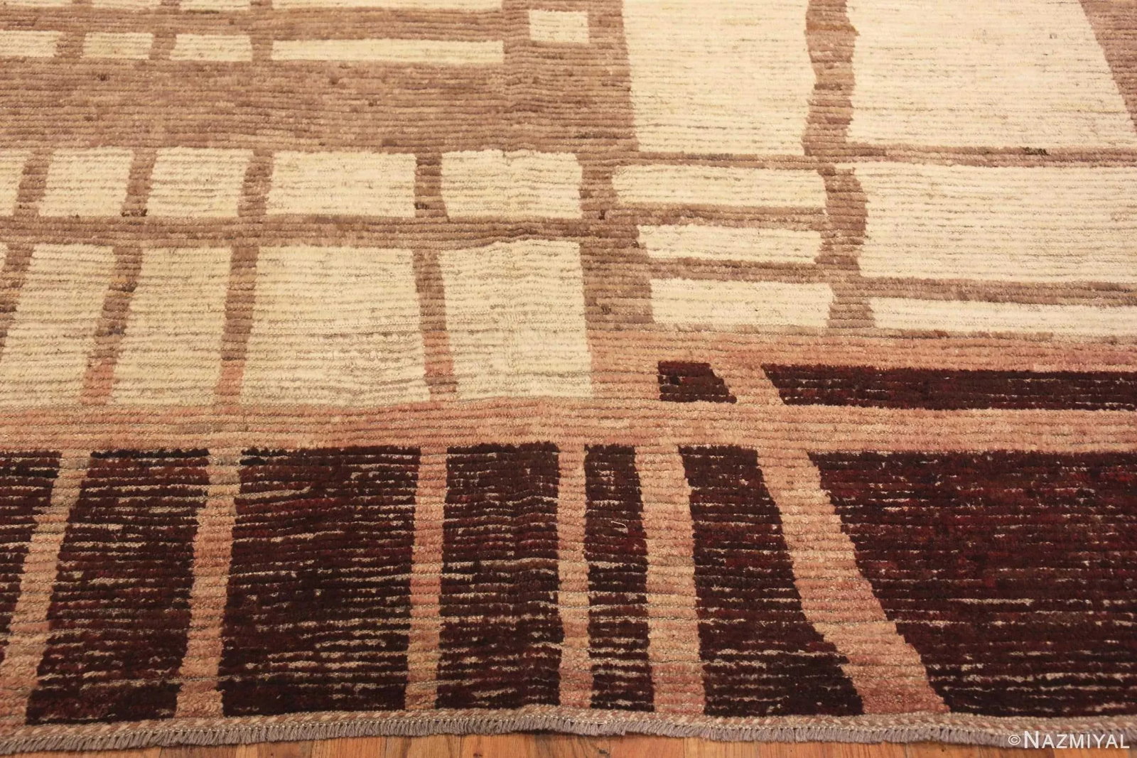 Nazmiyal Collection Large Tribal Primitive Design Central Asian Rug - 6