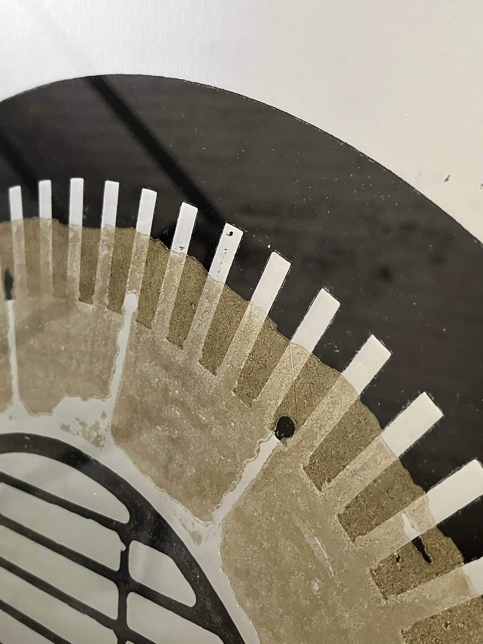 1970s Seena Donneson , Black, Gold & Silver Mixed-Media Art. - 7