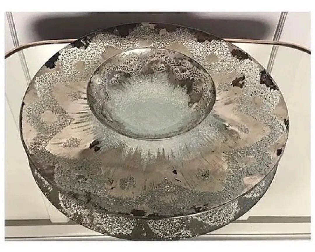 1960s Mid-Century Modern Dorothy Thrope Atomic Splash Chip & Dip Server - 2