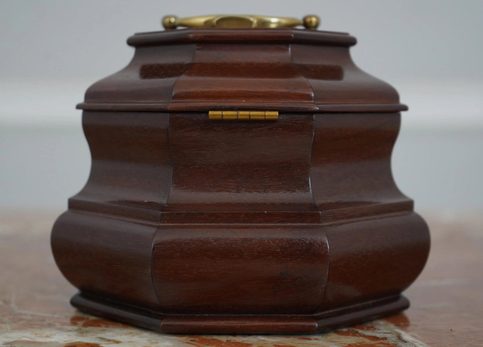 Virginia Metalcrafters Octagonal Tea Caddy Colonial Williamsburg - 8