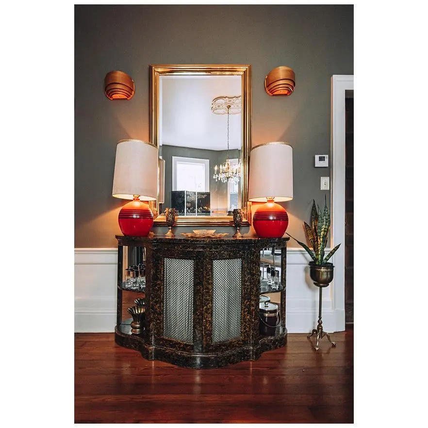 Motivated Seller: 1970s XL Hollywood Regency Brass Mirror - 2
