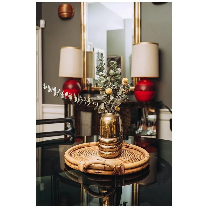 Motivated Seller: 1970s XL Hollywood Regency Brass Mirror - 7