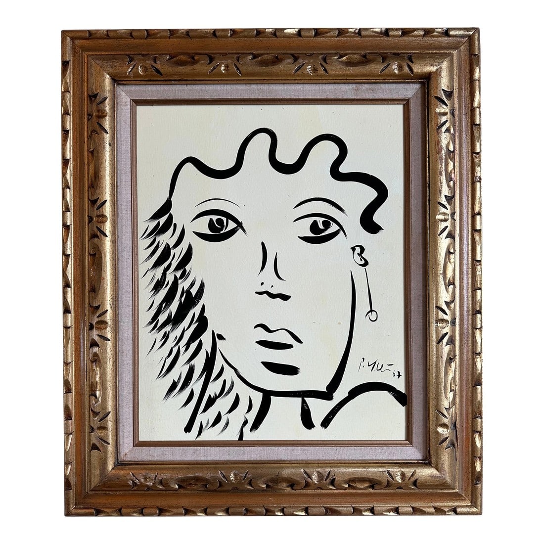 1967 Original Peter Keil Painting Framed: Peter Keil is a German artist that focuses primarily on abstract expressionism. Keil painted with some of the greats including Pablo Picasso, Joan MirÃ³ and Andy Warhol, to name a few. This 