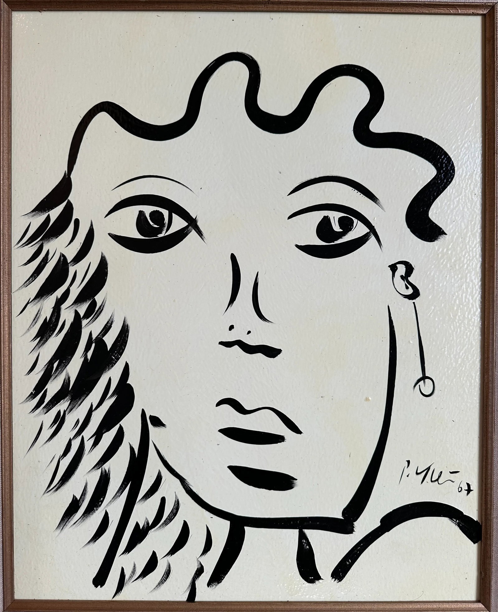 1967 Original Peter Keil Painting Framed - 2