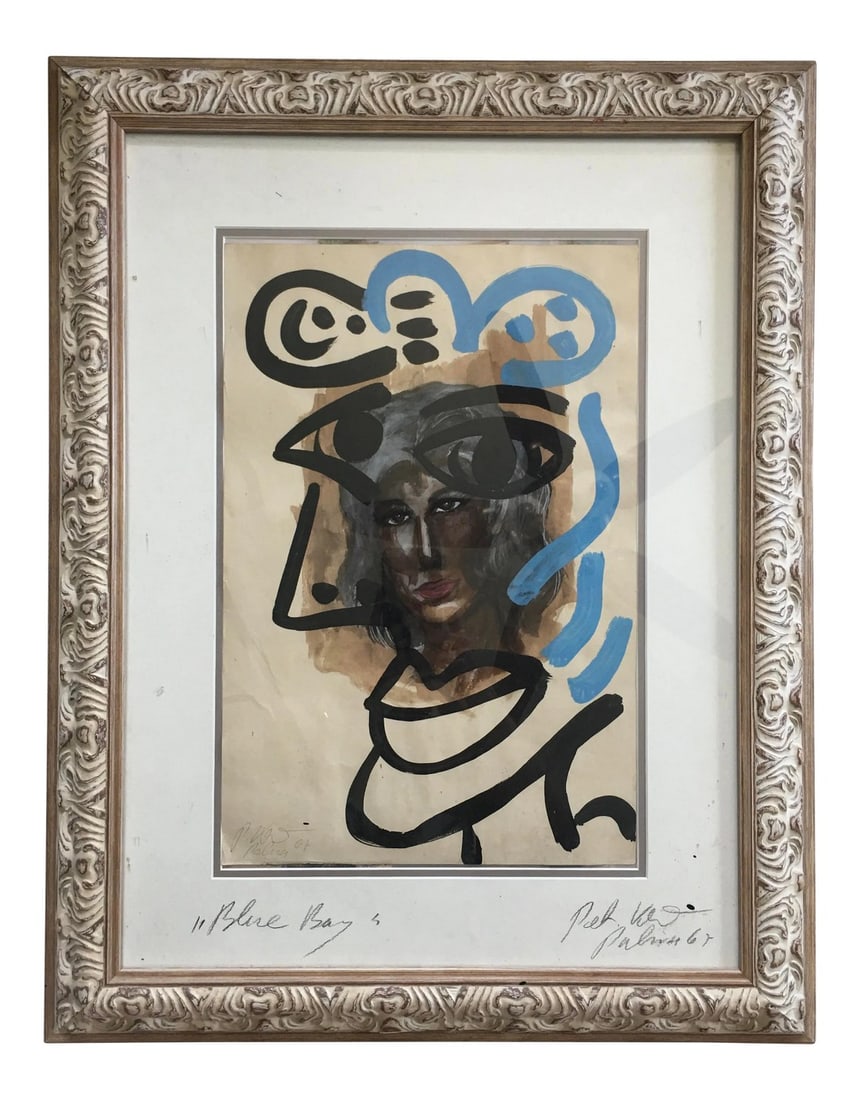 Blue Boy Painting by Peter Keil: Peter Keil is a German artist that focuses primarily on abstract expressionism. Keil painted with some of the greats including Joan MirÃ³, Pablo Picasso and Andy Warhol, to name a few. This 