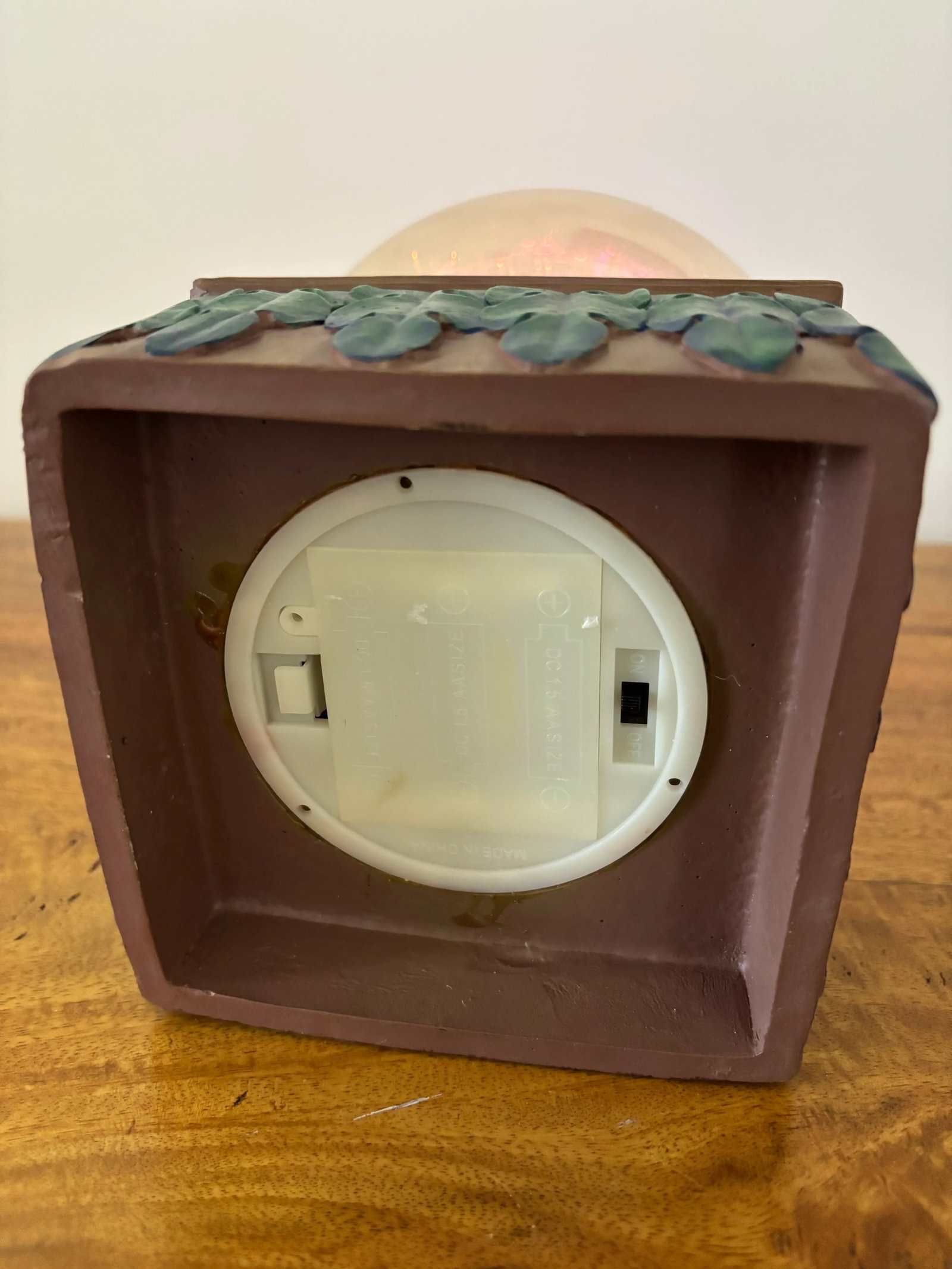Vintage Atomic Fiber Optics Lamp With Smoky Glass Dome - 9