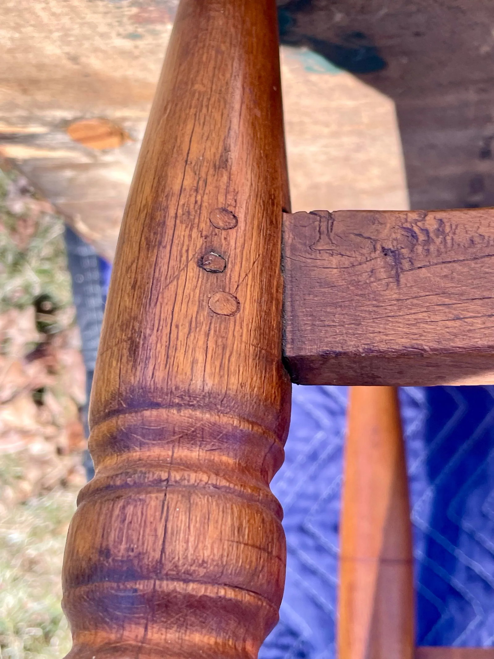Antique Pennsylvania Mammy / Rocking Bench - 10