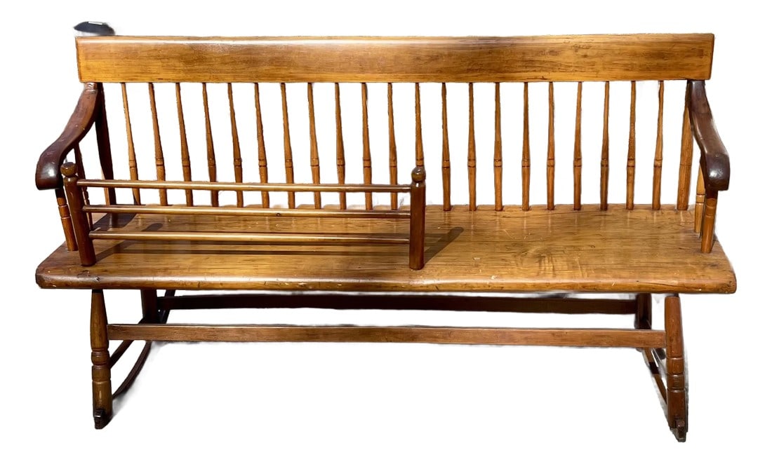 Antique Pennsylvania Mammy / Rocking Bench (1 of 12)