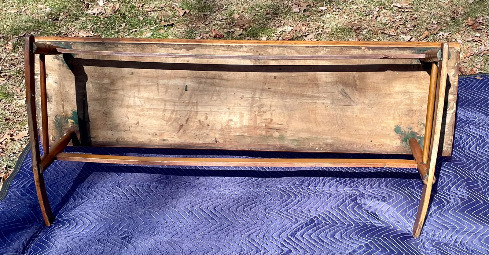 Antique Pennsylvania Mammy / Rocking Bench - 8