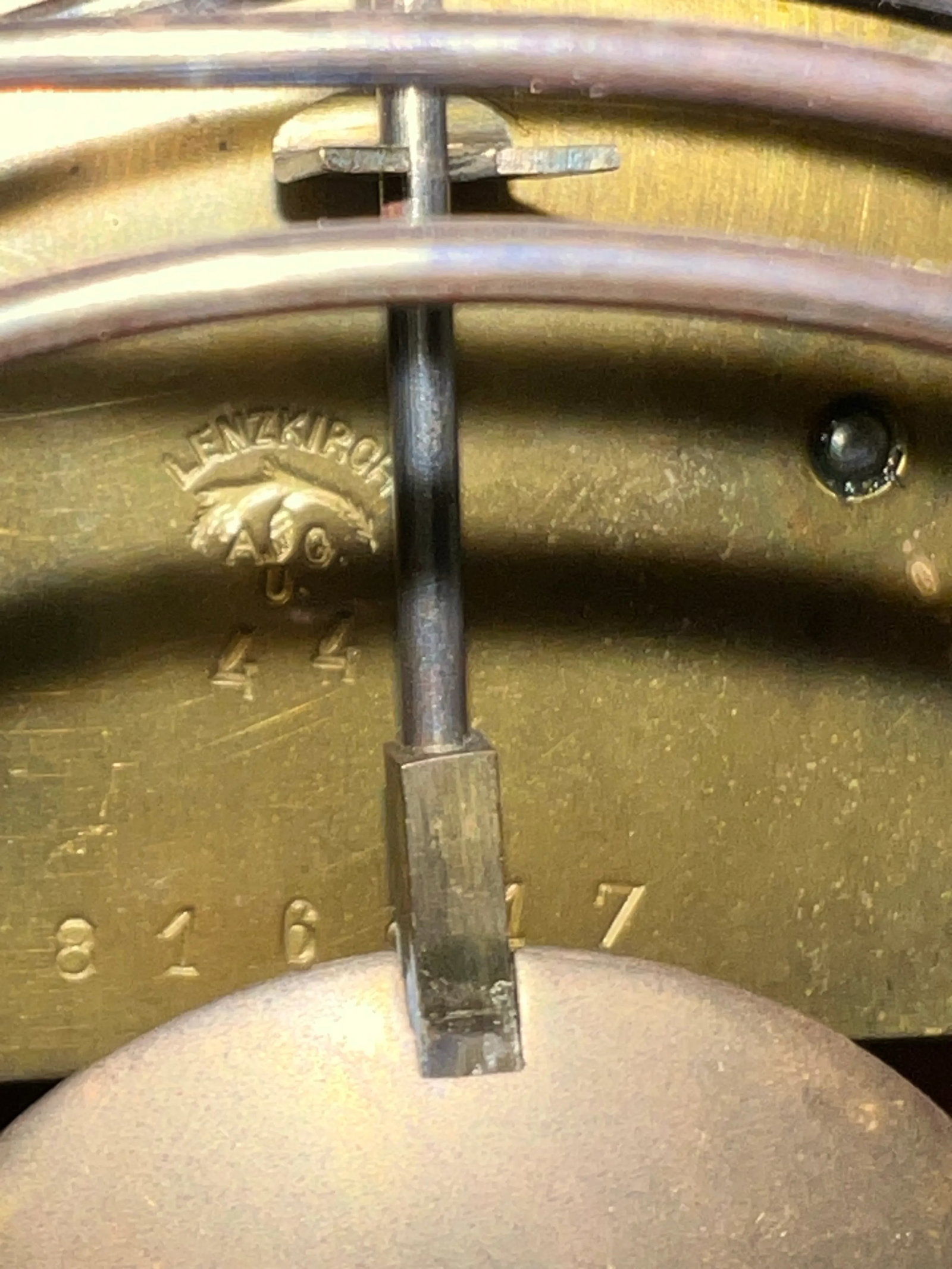 Antique Mantle Clock by Lenzkirch - 7