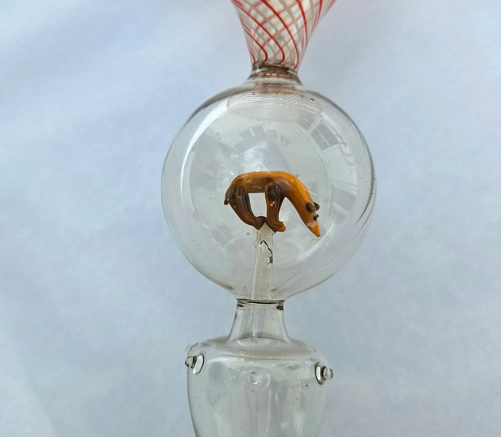 Bimini Martini Cocktail Glasses With Animals- Set of Four, Circa 1925-35 - 4