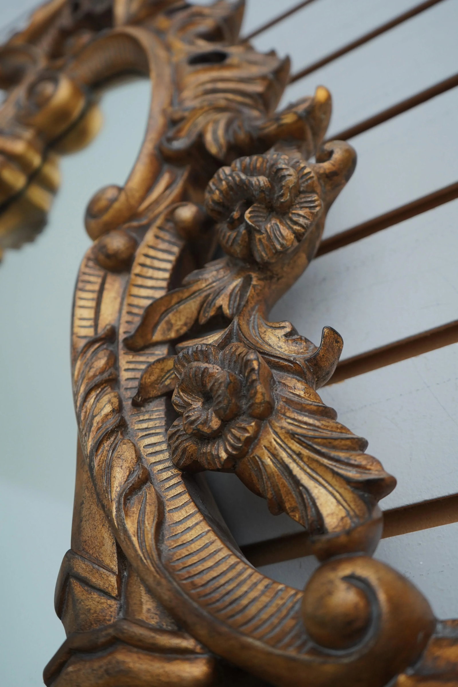 Pair Maitland Smith Chinese Chippendale Mirrored Wall Sconces - 10