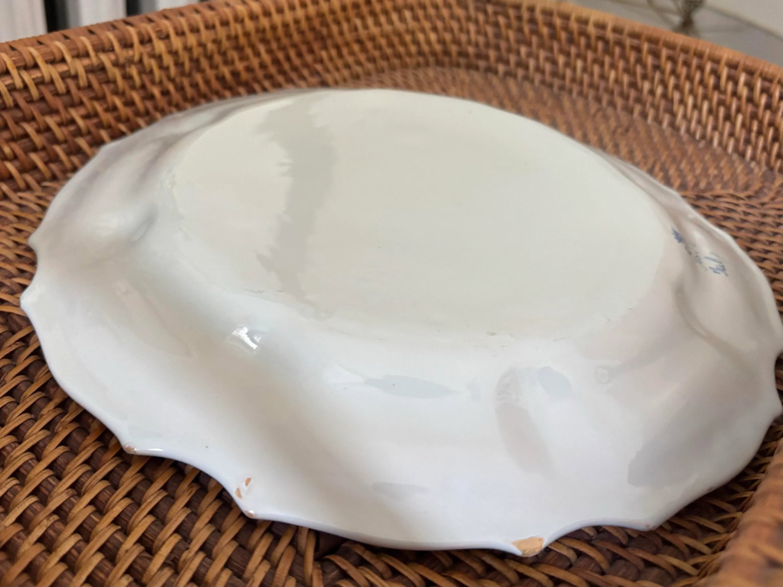 Late 20th Century Italian Mid-Century Hand Painted Floral Plate - 6
