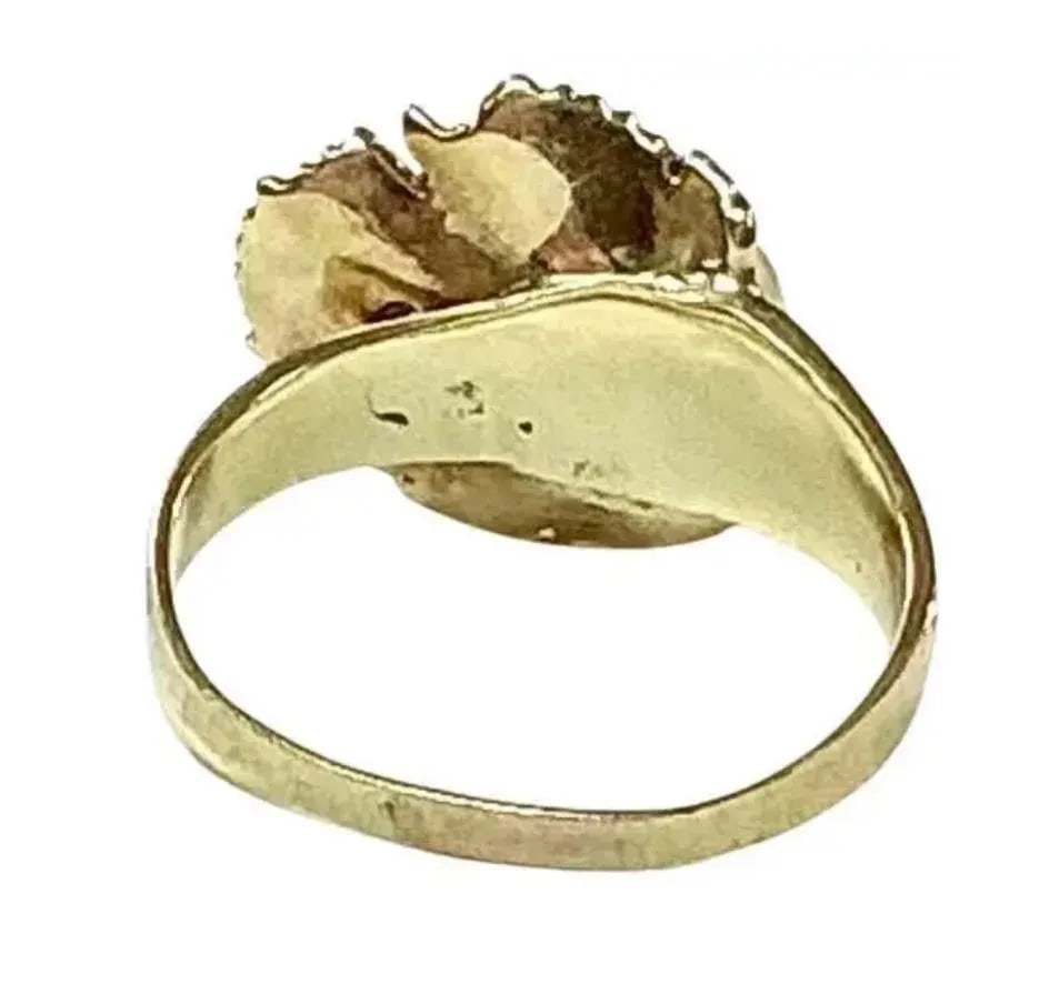 Pearl and Diamond Ring 14k Gold - 5