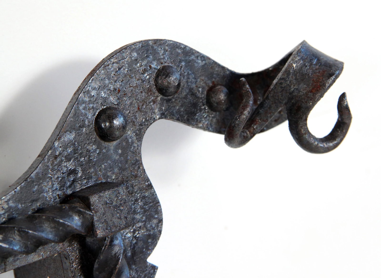 C.1900's Hand Wrought Iron Arts & Crafts Period Fireplace Surround - 4