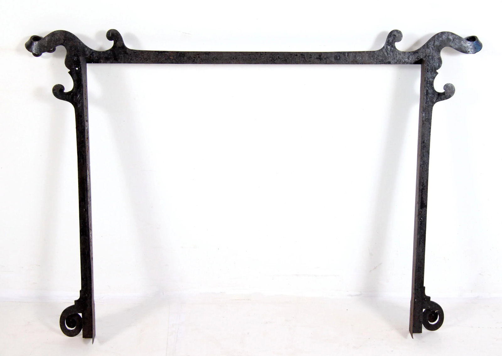 C.1900's Hand Wrought Iron Arts & Crafts Period Fireplace Surround - 7