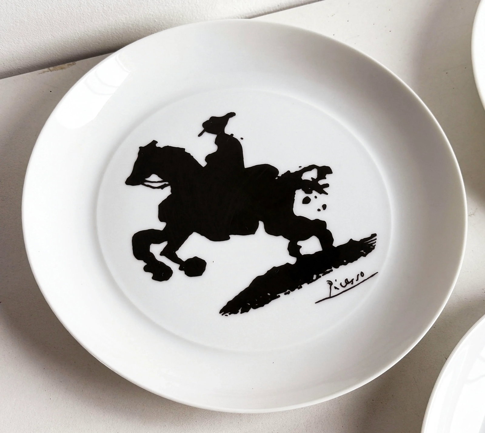 Vintage Pablo Picasso for Block of Bidasoa Spain 8" Lunch Plates - Set of 4 - 2