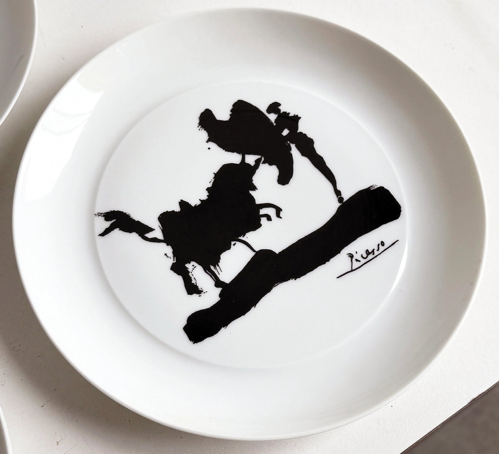 Vintage Pablo Picasso for Block of Bidasoa Spain 8" Lunch Plates - Set of 4 - 4