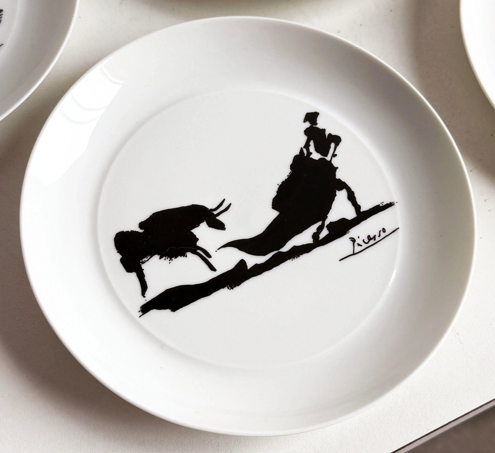 Vintage Pablo Picasso for Block of Bidasoa Spain 8" Lunch Plates - Set of 4 - 5