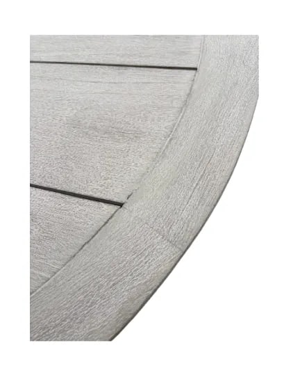 RH Balmain Round Teak Dining Table in Weathered Teak Finish - 3