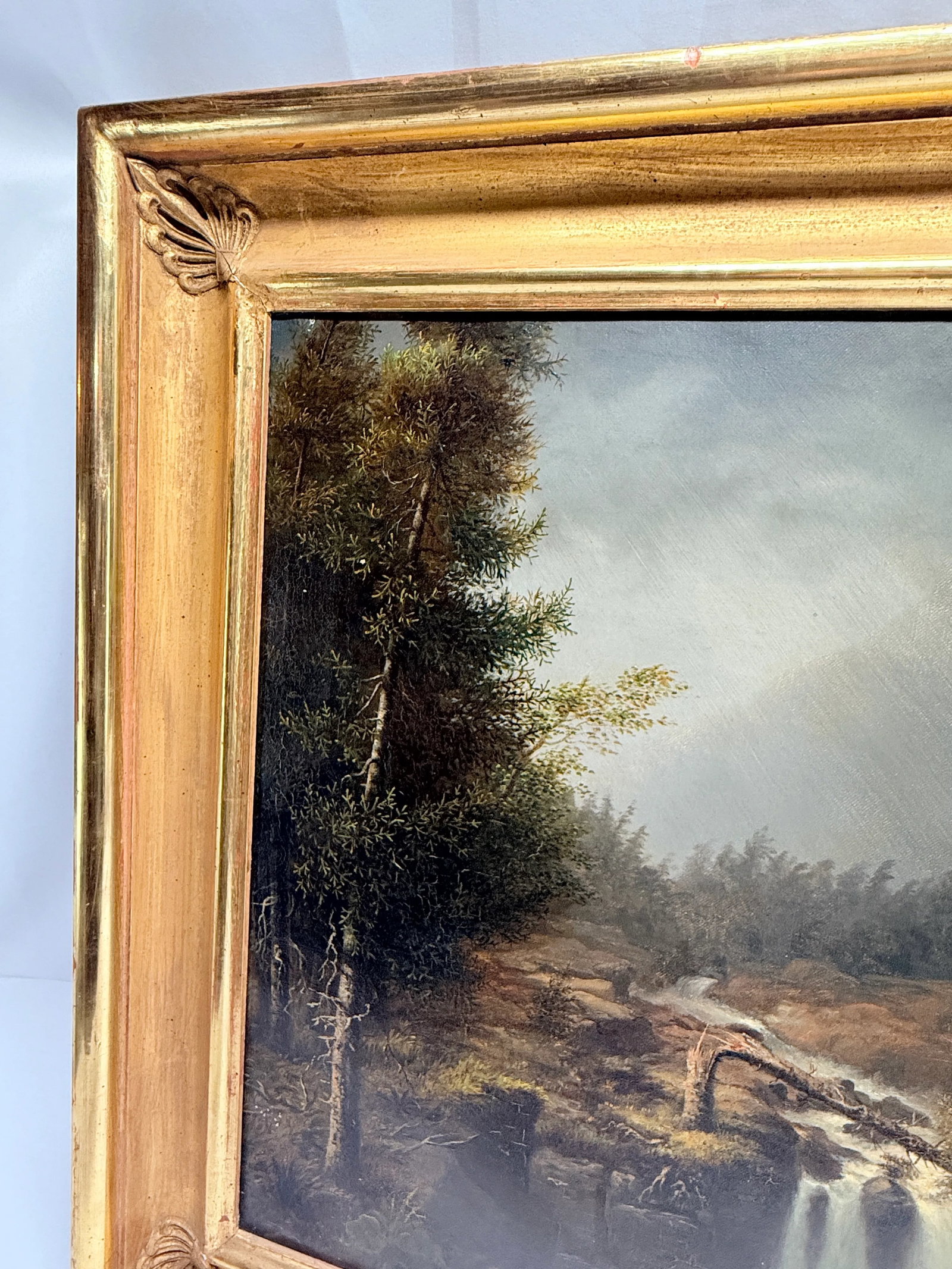 James Hope (American, 1818–1892) "Castleton Falls, Castleton, Vermont," 1856 O/C - 11