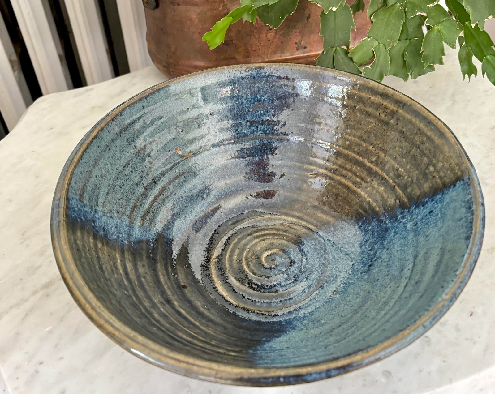 1990s Large Studio Pottery Bowl - 2