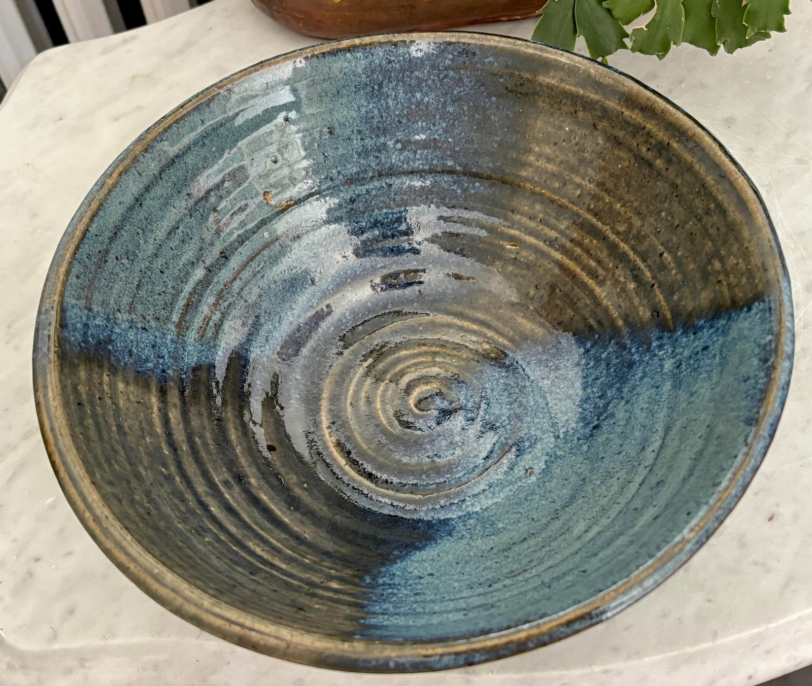 1990s Large Studio Pottery Bowl - 3