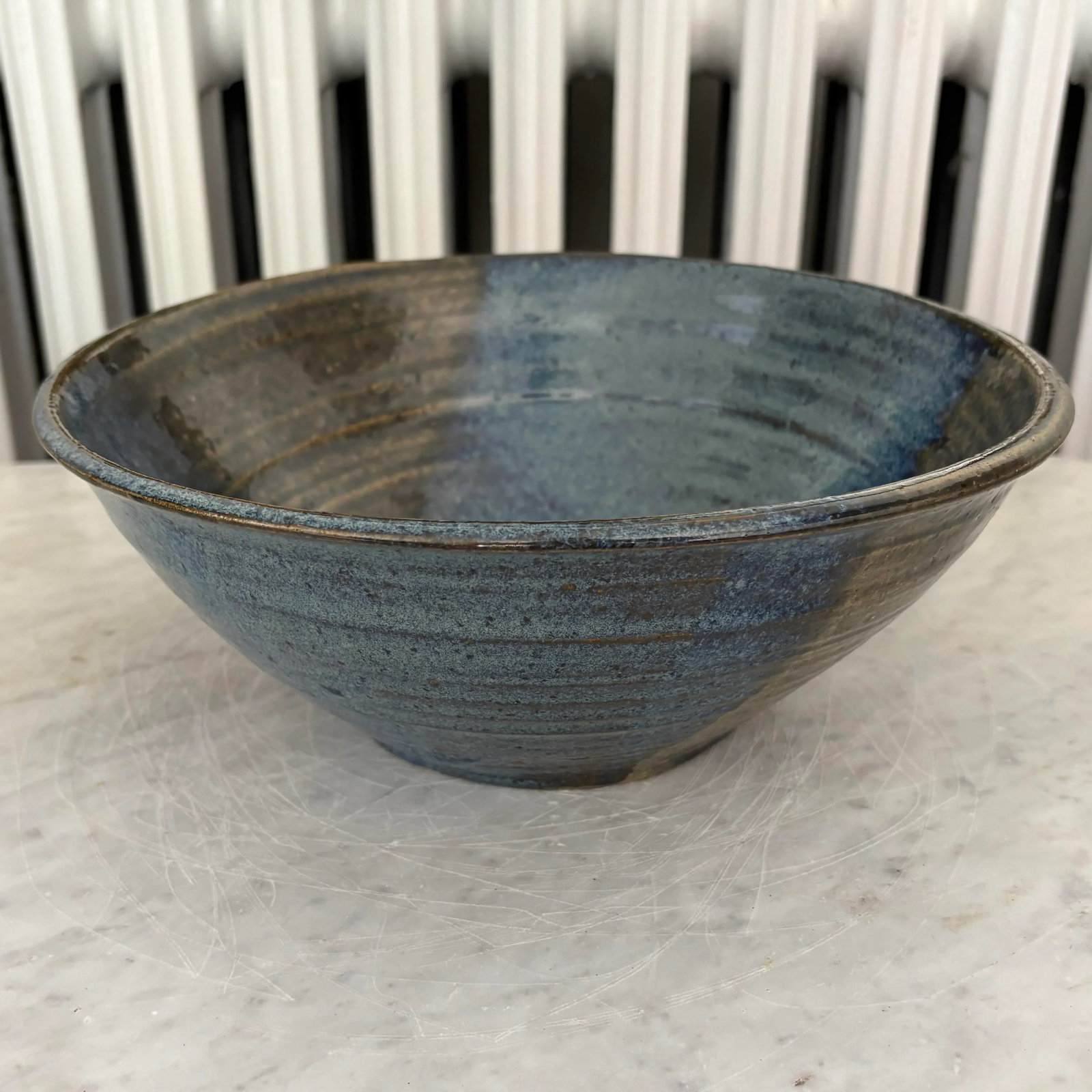 1990s Large Studio Pottery Bowl - 4