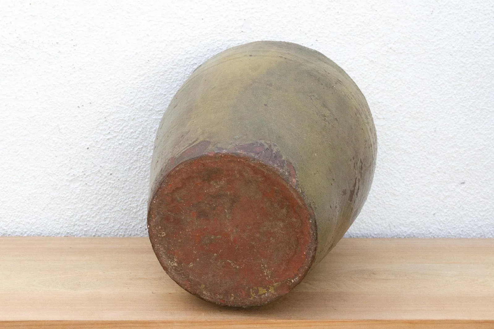 Tall Antique Provincial Stoneware Pot - 10